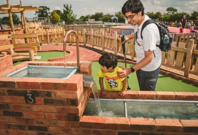 Adventure Golf Dad & Son Adventure Golf Dad & Son